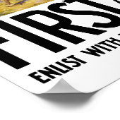 海兵隊 – フランスで最初に戦う ポスター (角)