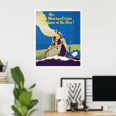 海兵隊 – 海の兵隊！ ポスター (ホームオフィス)