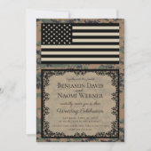 海兵隊 結婚式 招待状 (正面)