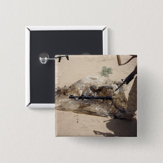 海兵隊 缶バッジ (正面&裏面)