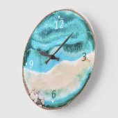 海兵 ラージ壁時計 (傾斜)