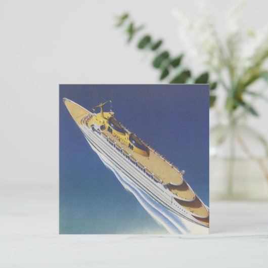 海内のヴィンテージクルーズ船の空中表示 (スタンド正面)