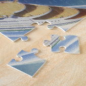 海内のヴィンテージクルーズ船の空中表示 ジグソーパズル (側面)