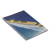 海内のヴィンテージクルーズ船の空中表示 ノートブック (右側)