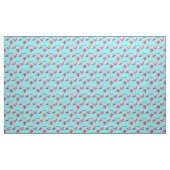 海内蔵テーマ水色シェル ファブリック (ヤード)