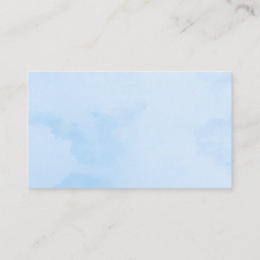 海動物おむつラッフル沿岸赤ちゃんシャワー エンクロージャーカード (裏面)