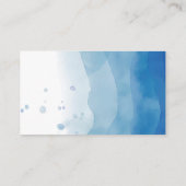 海動物の海おむつラッフル プレイスカード (裏面)