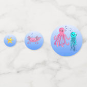 海動物パーティー表紙吹雪 コンフェッティ (正面)