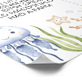 海動物少年の海の下の誕生日マイルストーン ポスター (角)