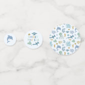 海動物少年の誕生日パーティー コンフェッティ (裏面)