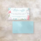 海動物少年の赤ちゃんシャワーおむつラッフル エンクロージャーカード