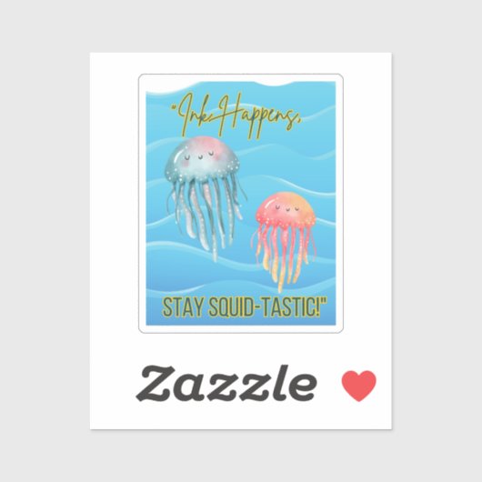 海動物引用文 シール (シート)