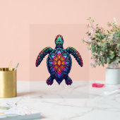 海動物絞り染めトバルシーアニマルマオリタトル アクリルサイン (ウェディング)