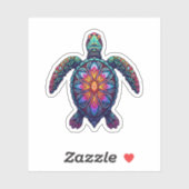 海動物絞り染めトバルシーアニマルマオリタトル シール (シート)