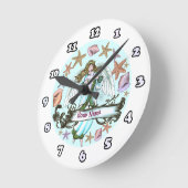 海十字天使 ラウンド壁時計 (傾斜)