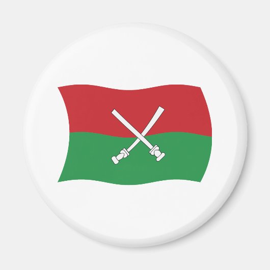 海南李・ミャオ国旗の磁石 マグネット (正面)