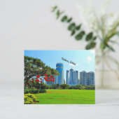 海口、中国風景写真 ポストカード (スタンド正面)