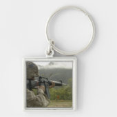 海員が訓練を行う キーホルダー (正面)