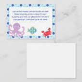 海囲いブックリクエストカードの下のカリプソ エンクロージャーカード (正面/裏面)