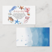 海図書要求下の動物 プレイスカード (正面/裏面)