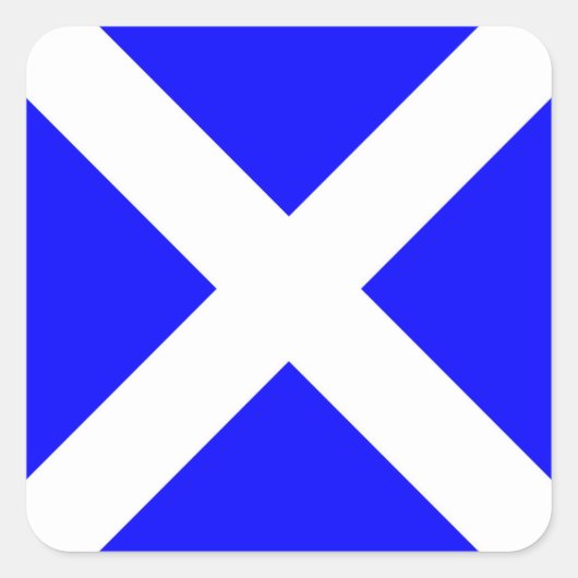 海国際的海信号旗航海の文字 スクエアシール (正面)