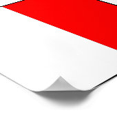 海国際的海信号旗航海の文字 ポスター (角)