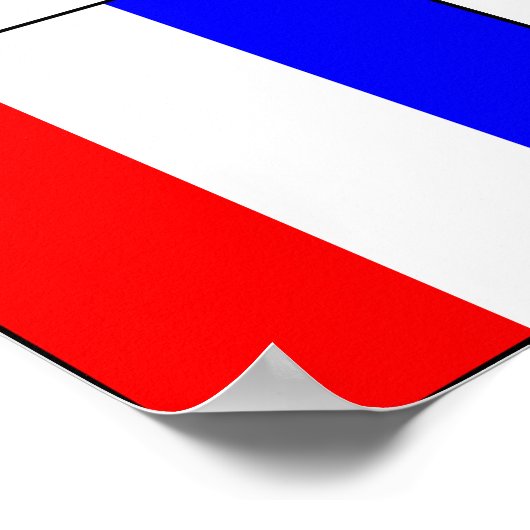 海国際的海信号旗航海の文字 ポスター (角)