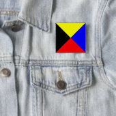 海国際的海信号旗航海の文字 缶バッジ (インサイチュ)