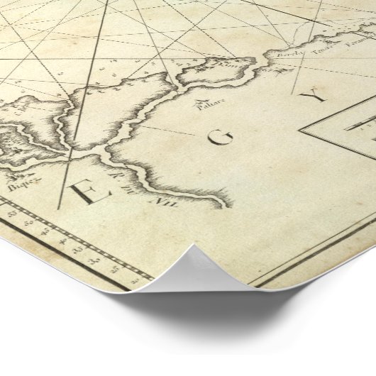 海地中海の4 ポスター (角)