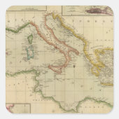 海地中海の6 スクエアシール (正面)