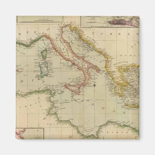 海地中海の6 マグネット (正面)