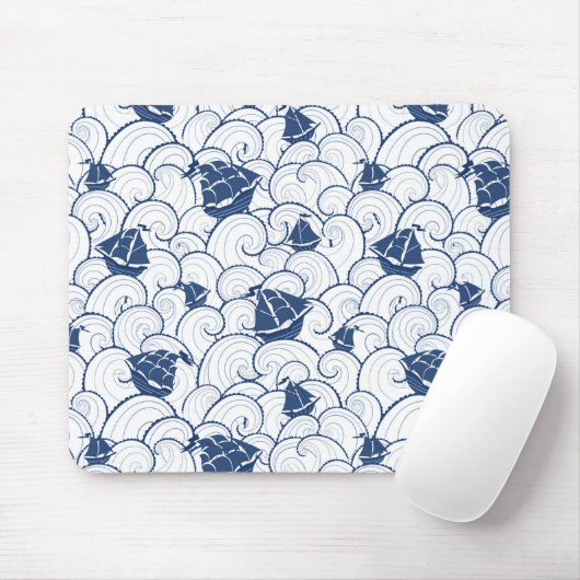 海型帆船 マウスパッド (マウス)