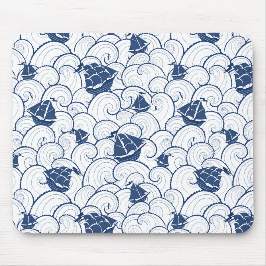 海型帆船 マウスパッド (正面)