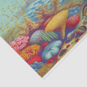 海場面の下のカラフル 薄葉紙 (詳細)