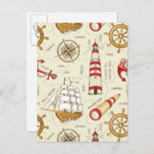 海場面 ポストカード (正面/裏面)