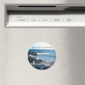 海塩の写真Earth Bible Verse マグネット (インサイチュ (食洗機))