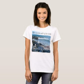 海塩の写真Earth Bible Verse Tシャツ (正面フル)
