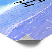 海塩辛い髪 ポスター (角)