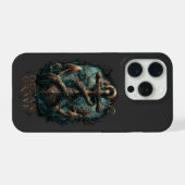 海墓のクラーケン アンカー ダークファンタジー iPhoneケース (裏面横)