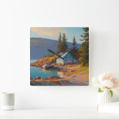 海壁時計 スクエア壁時計 (ホーム)