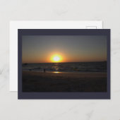 海夕日はがき ポストカード (正面/裏面)