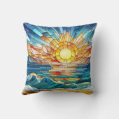 海夕日モザイクアート クッション (裏面)