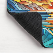 海夕日モザイクアート マウスパッド (コーナー)