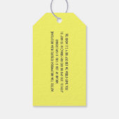 海外の結婚式キプロスは日付を保存 ギフトタグ (裏面)