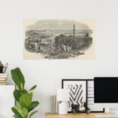 海外トウモロコシ港、アレクサンドリア ポスター (ホームオフィス)