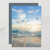 海外トロピカルビーチウェディングフォト モダンオーシャン (正面/裏面)