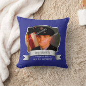 海外兵士の息子のために – Blue Pillow クッション (ブランケット)