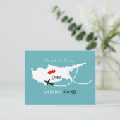 海外挙式 キプロス 保存日 セーブザデート (スタンド正面)