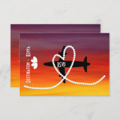 海外挙式 ケニア RSVP 招待状 (正面/裏面)