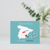 海外挙式 スペイン Save The Date セーブザデート (スタンド正面)